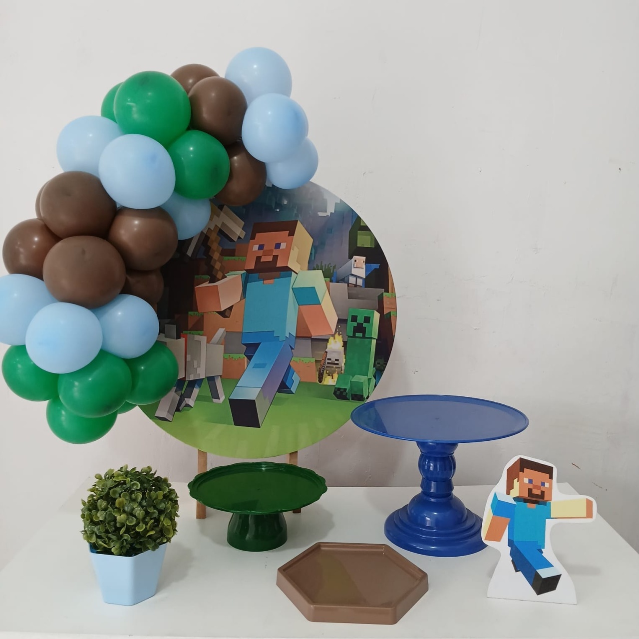 Minecraft Mini Kit  - Up festas pague e monte 