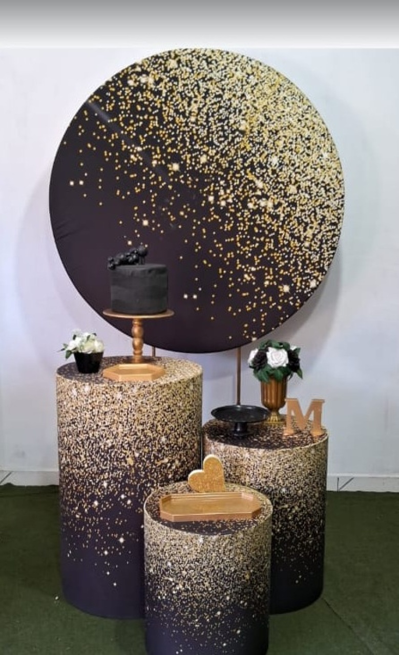 Gliter Dourado Prata  - Up festas pague e monte 