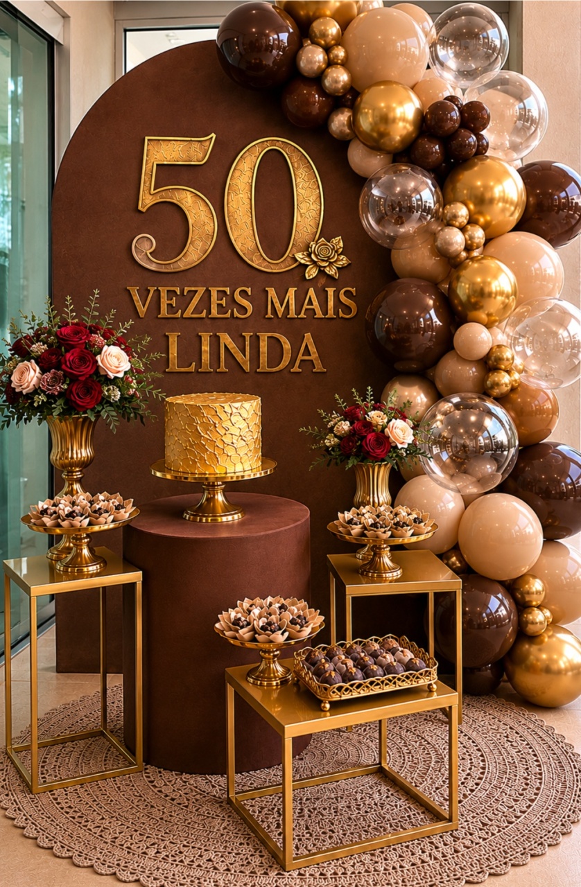 Kit Decoração 50 Vezes Mais Linda - SonikaDecoracaohttps://wa.me/message/Q2BS5PB4ZSIYH1