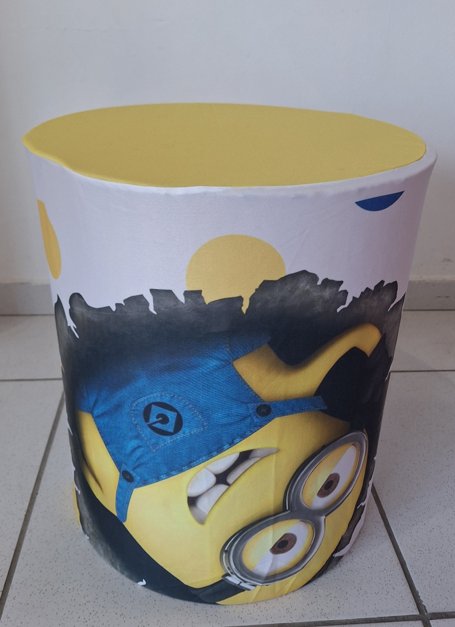 Capa Cilindro Minions P - SonikaDecoracaohttps://wa.me/message/Q2BS5PB4ZSIYH1