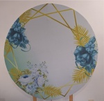 Painel Floral Turquesa - imagem 2