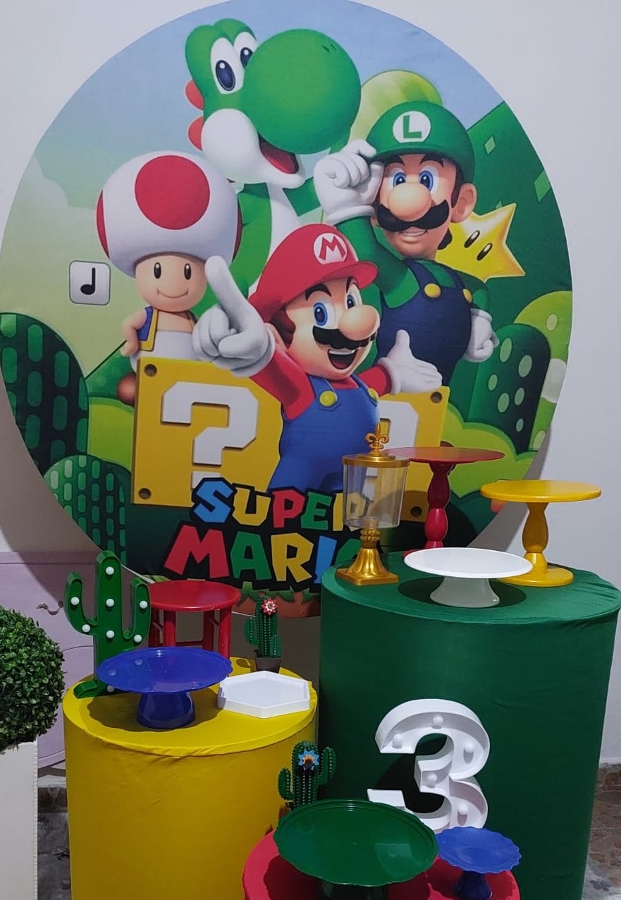 Tema 1/1  Super Mario  - SonikaDecoracaohttps://wa.me/message/Q2BS5PB4ZSIYH1