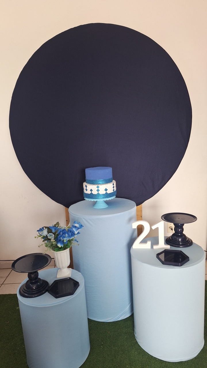 Kit Azul Marinho Com Azul Claro - SonikaDecoracaohttps://wa.me/message/Q2BS5PB4ZSIYH1