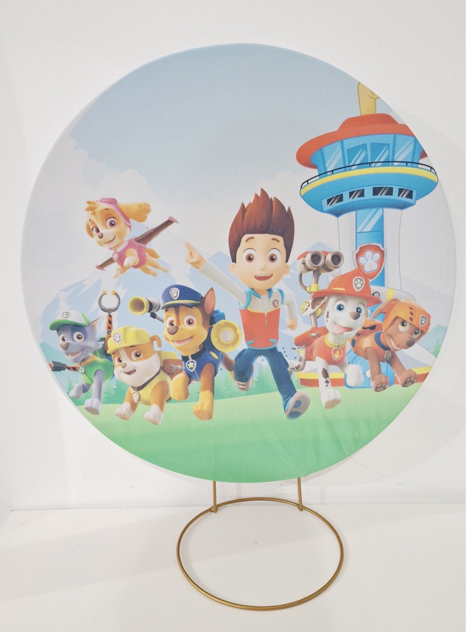 Mini Painel  Patrulha Canina - SonikaDecoracaohttps://wa.me/message/Q2BS5PB4ZSIYH1