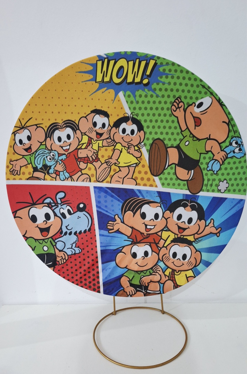 Mini Painel Turma da Monica - SonikaDecoracaohttps://wa.me/message/Q2BS5PB4ZSIYH1