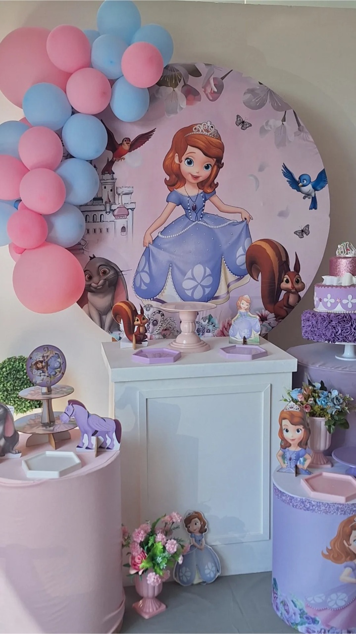 Kit Princesas Sofia - SonikaDecoracaohttps://wa.me/message/Q2BS5PB4ZSIYH1
