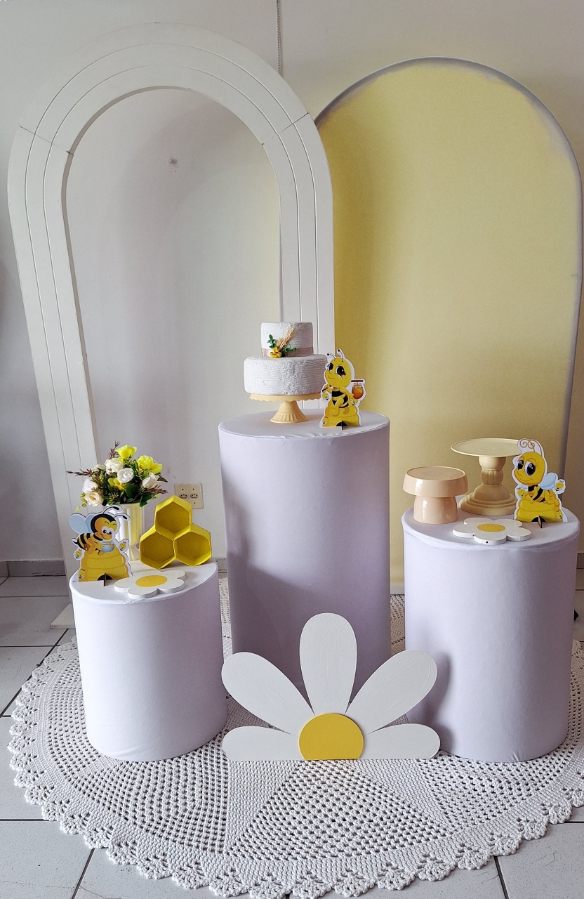 Kit Amarelo Abelhinha/Margarida - SonikaDecoracaohttps://wa.me/message/Q2BS5PB4ZSIYH1
