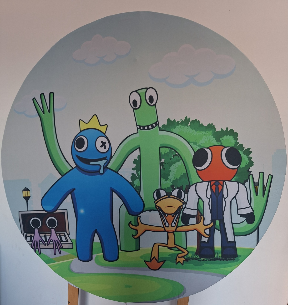Painel Rainbow Friends  - SonikaDecoracaohttps://wa.me/message/Q2BS5PB4ZSIYH1