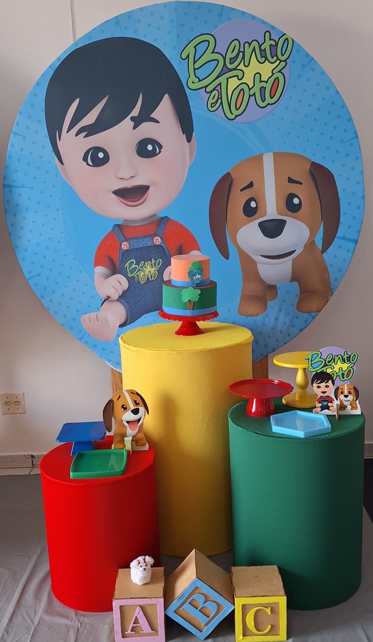 Kit 1/1 Bento Totó  - SonikaDecoracaohttps://wa.me/message/Q2BS5PB4ZSIYH1