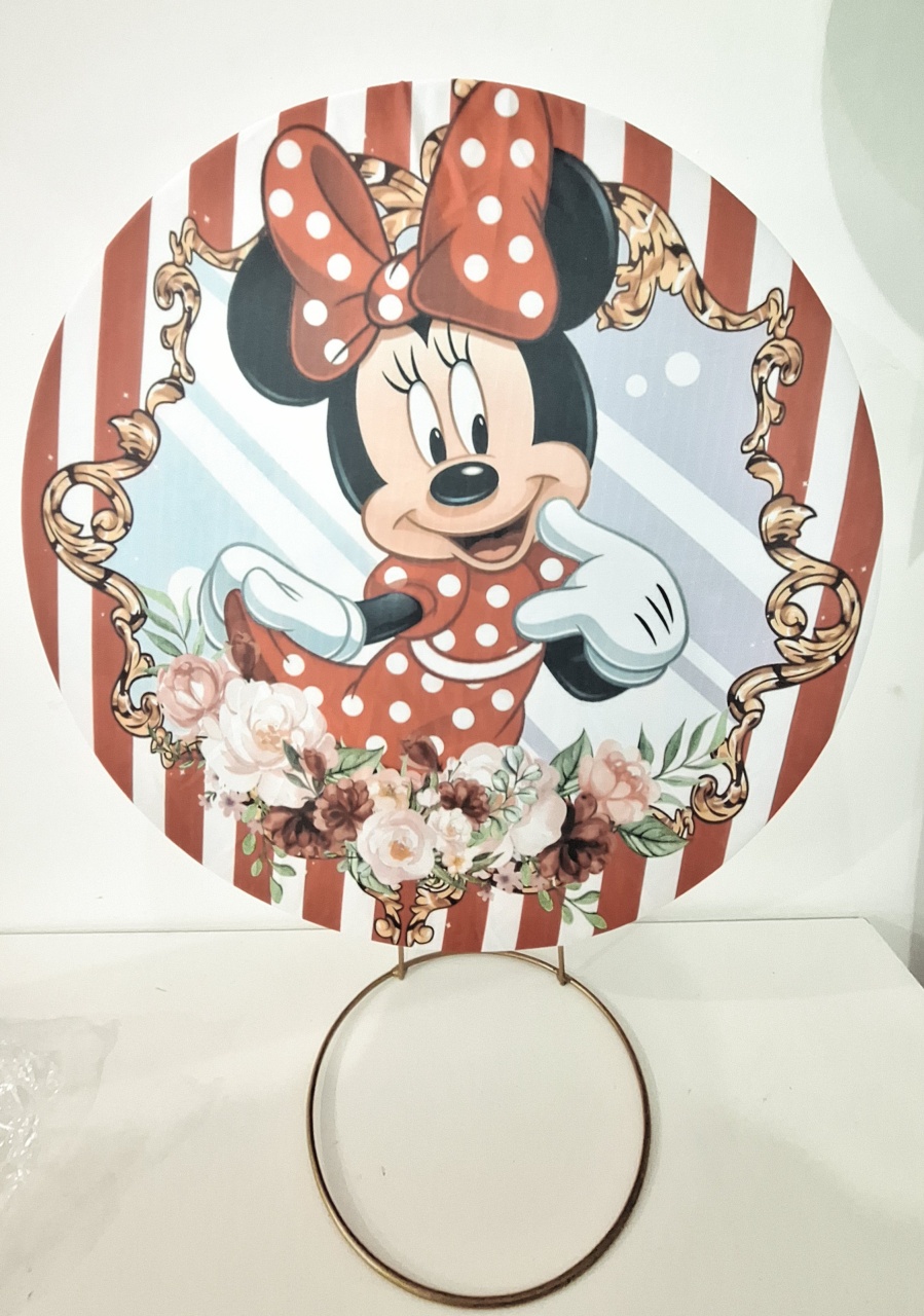 Mini Painel Minney Vermelha - SonikaDecoracaohttps://wa.me/message/Q2BS5PB4ZSIYH1