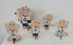 Display Ursinhos Realeza Azul - imagem 2