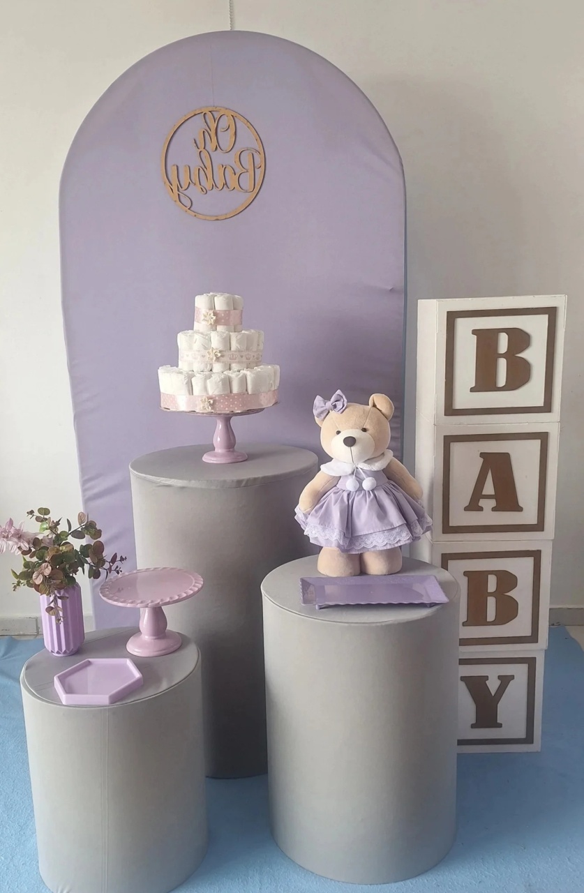 Kit Baby Ursinho Lilas - SonikaDecoracaohttps://wa.me/message/Q2BS5PB4ZSIYH1