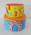 Bolo Fake Abc /Carrocel - imagem 2