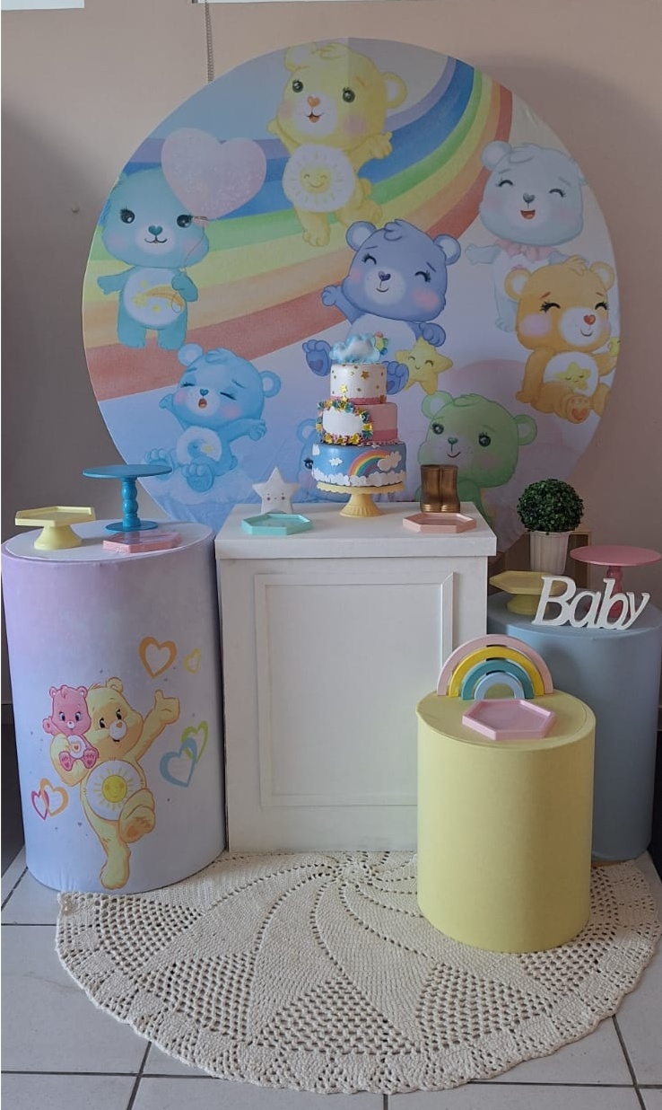 Decoração 1/3 Ursinhos Carinhoso  - SonikaDecoracaohttps://wa.me/message/Q2BS5PB4ZSIYH1