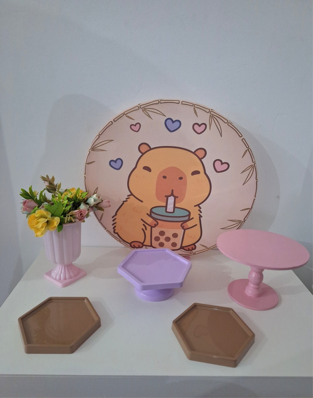 Mini Kit Capivara - SonikaDecoracaohttps://wa.me/message/Q2BS5PB4ZSIYH1