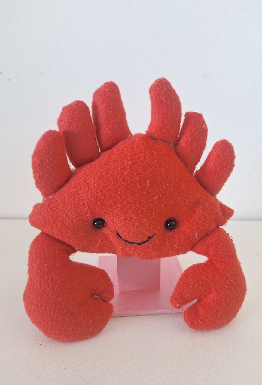 Pelucia Caranguejo 🦀 - SonikaDecoracaohttps://wa.me/message/Q2BS5PB4ZSIYH1