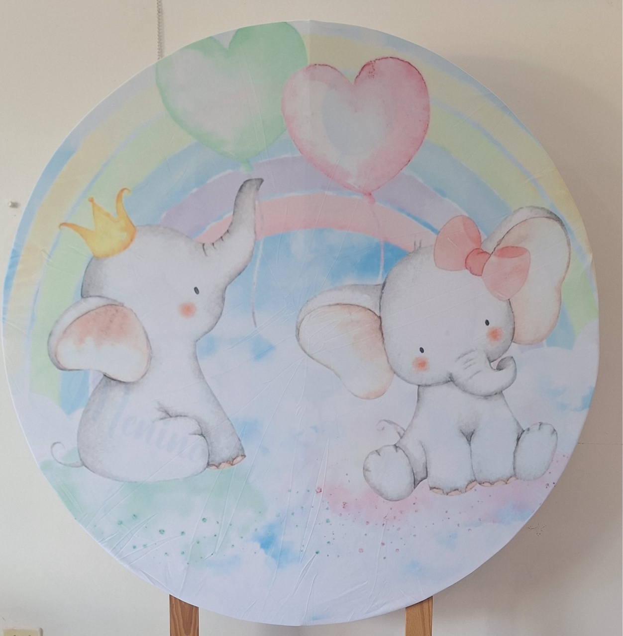 Painel Revelação Elefante  - SonikaDecoracaohttps://wa.me/message/Q2BS5PB4ZSIYH1