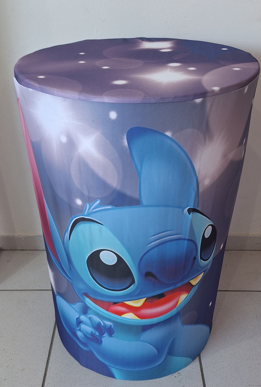 Capa Cilindro Stitch Estrelado G - SonikaDecoracaohttps://wa.me/message/Q2BS5PB4ZSIYH1