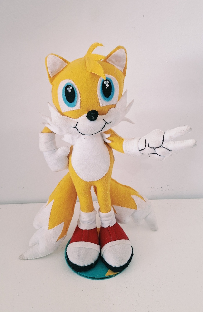 Personagem Sonic Tails - SonikaDecoracaohttps://wa.me/message/Q2BS5PB4ZSIYH1