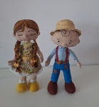Personagem Feltro  Junino Casal - imagem 2