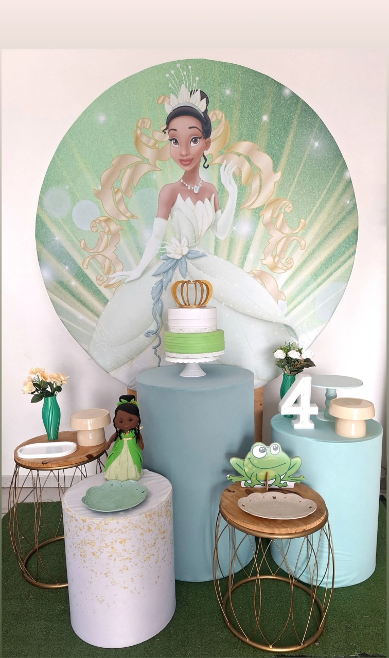 Kit 1/1Princesa Tiana - SonikaDecoracaohttps://wa.me/message/Q2BS5PB4ZSIYH1