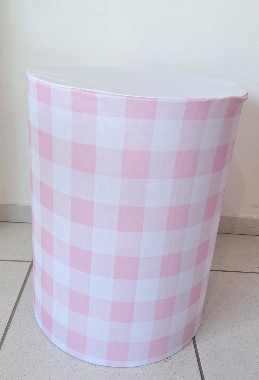 Capa Cilindro Roca Quadriculado - SonikaDecoracaohttps://wa.me/message/Q2BS5PB4ZSIYH1