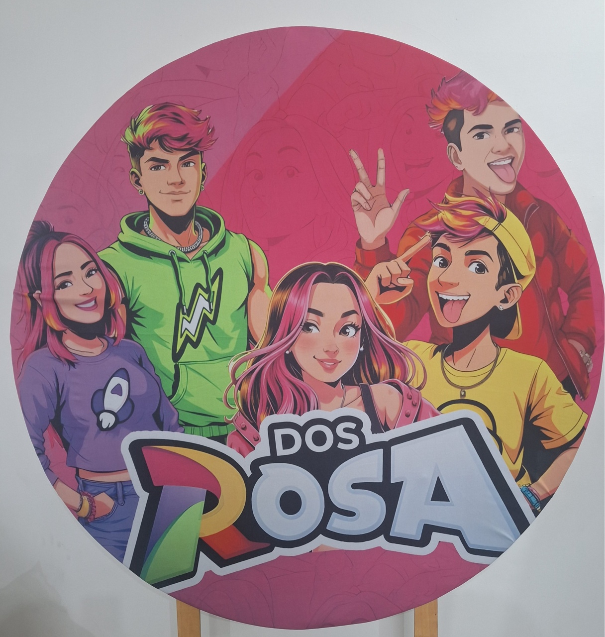 Painel Os Rosas - SonikaDecoracaohttps://wa.me/message/Q2BS5PB4ZSIYH1