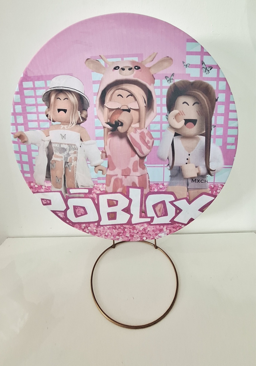 Mini Painel Roblox  - SonikaDecoracaohttps://wa.me/message/Q2BS5PB4ZSIYH1