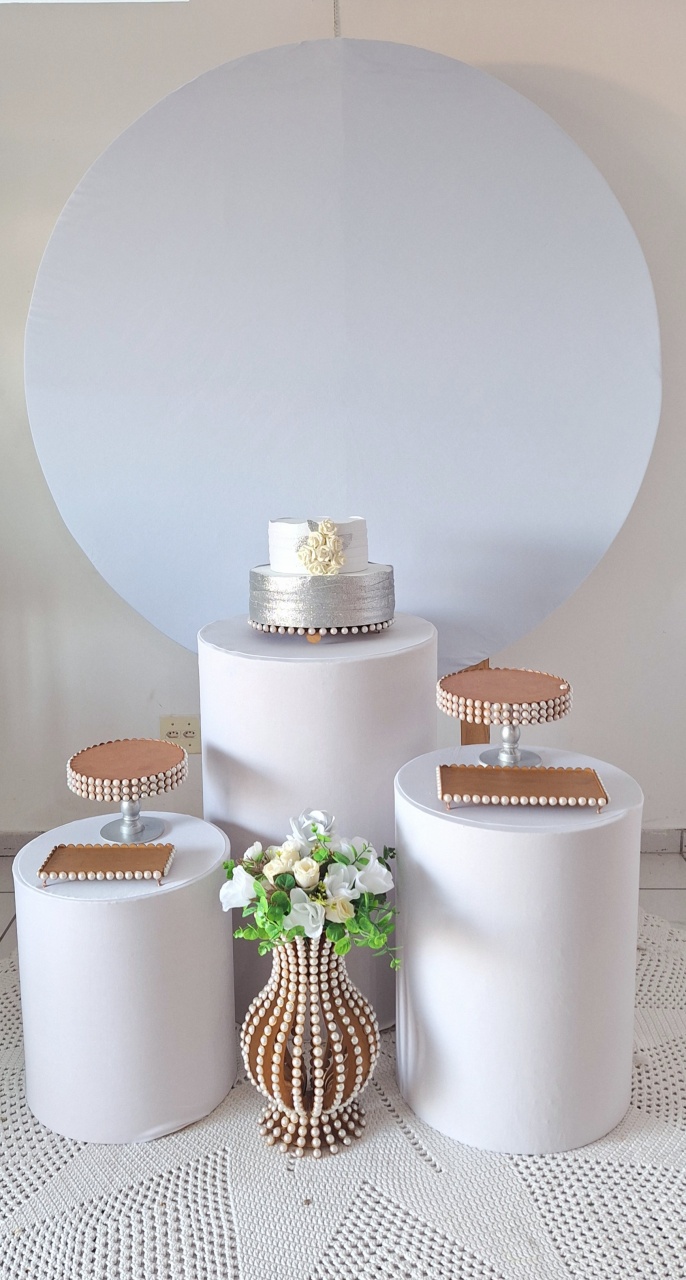 Kit Branco Com Perola - SonikaDecoracaohttps://wa.me/message/Q2BS5PB4ZSIYH1
