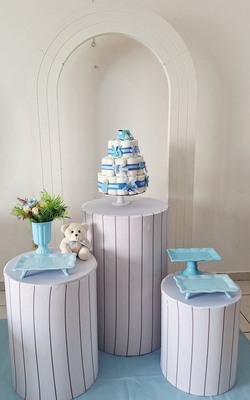 Kit 1 Cha Portal Azul - SonikaDecoracaohttps://wa.me/message/Q2BS5PB4ZSIYH1