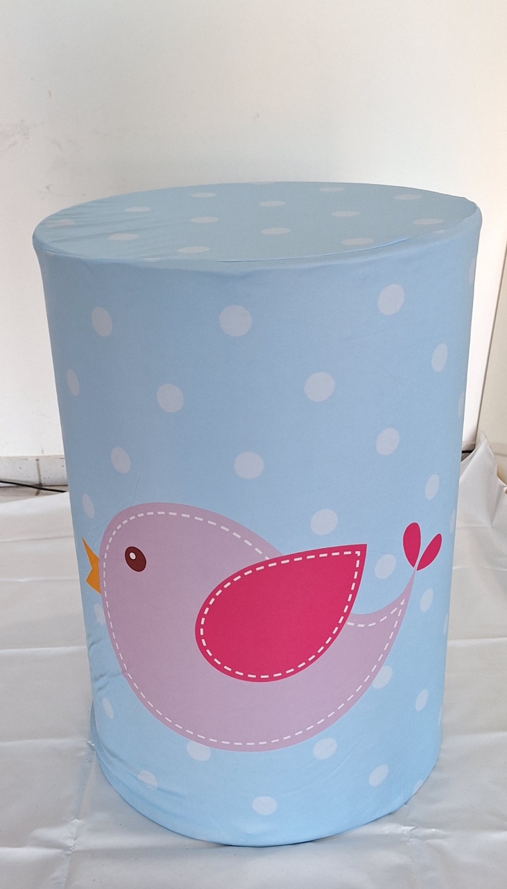 Capa Cilindro Jardim Azul G - SonikaDecoracaohttps://wa.me/message/Q2BS5PB4ZSIYH1