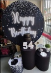 Kit 1/2Preto Heppy Barthday   - imagem 2