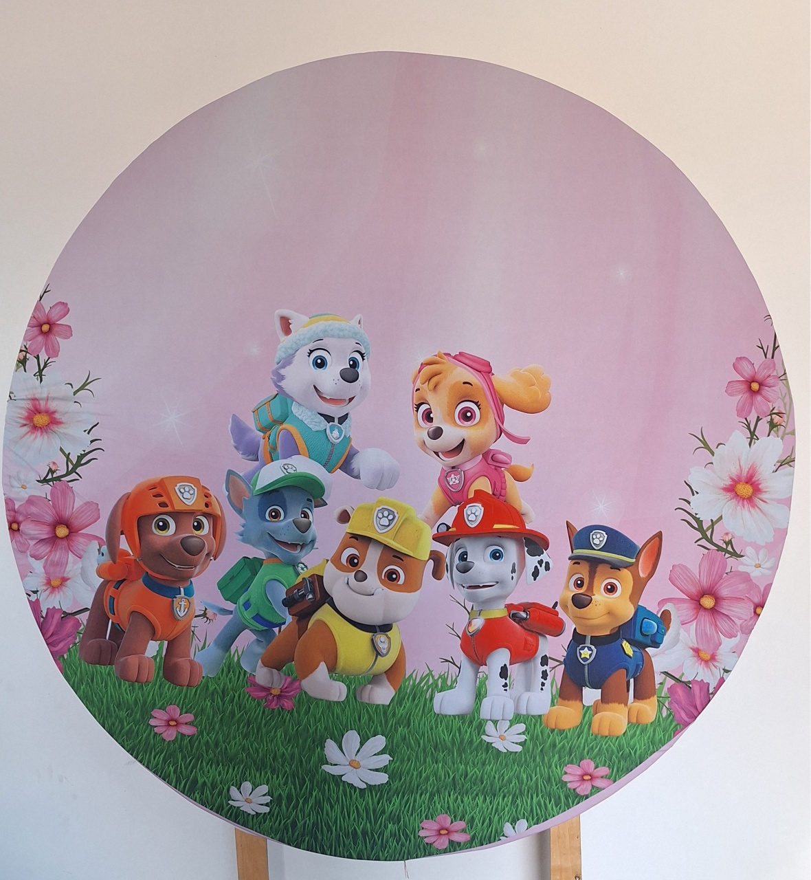 Painel Patrulha Canina Rosa - SonikaDecoracaohttps://wa.me/message/Q2BS5PB4ZSIYH1