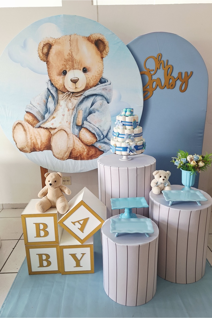 Kit Baby Ursinho Casaco Azul - SonikaDecoracaohttps://wa.me/message/Q2BS5PB4ZSIYH1