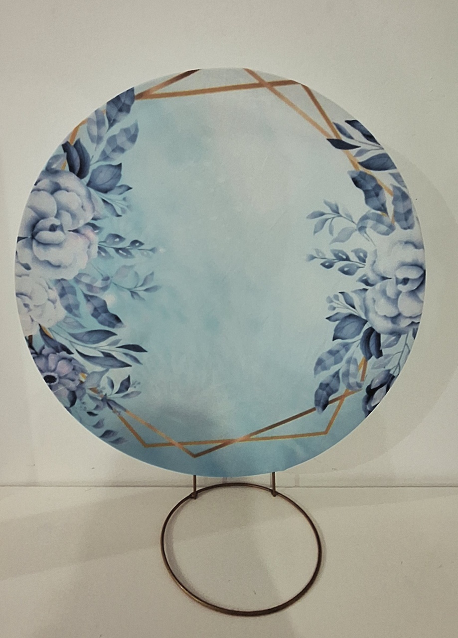 Mini Painel Floral Azul - SonikaDecoracaohttps://wa.me/message/Q2BS5PB4ZSIYH1