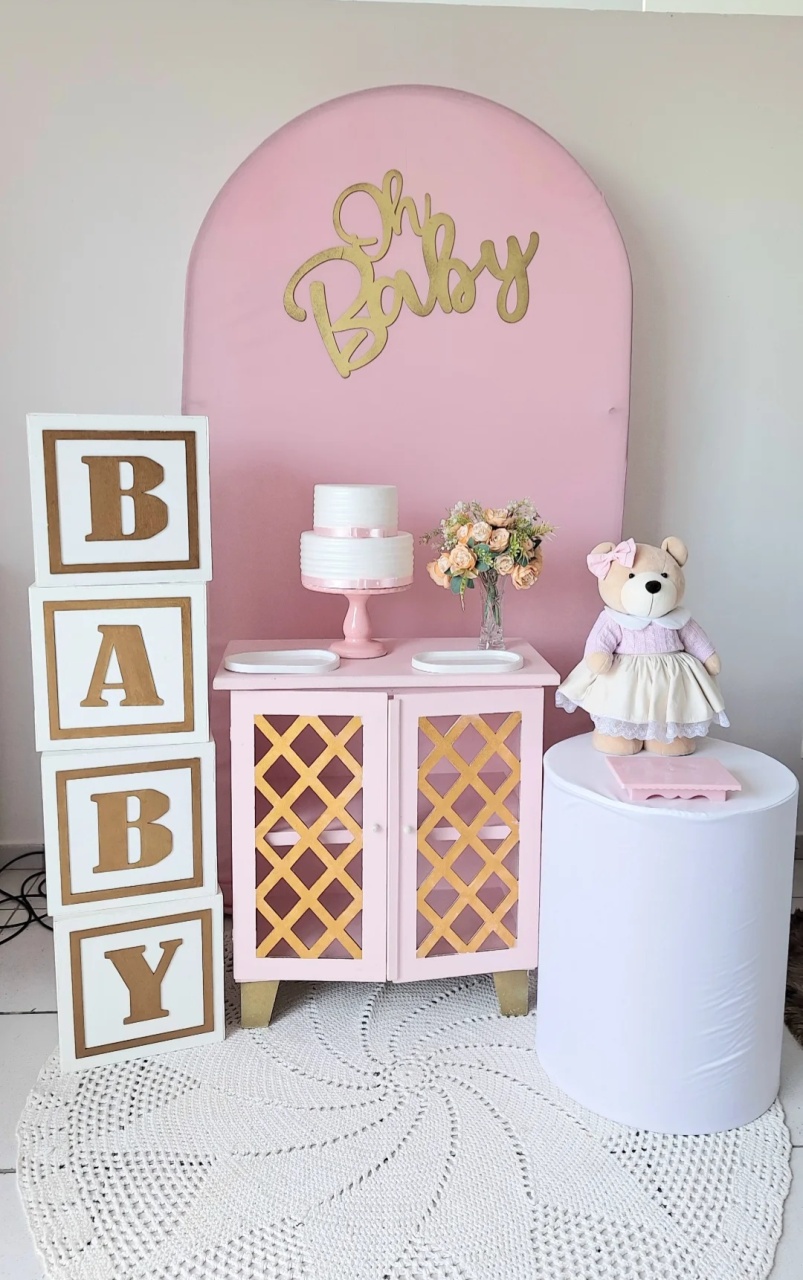Kit Baby Ursinho Rosa - SonikaDecoracaohttps://wa.me/message/Q2BS5PB4ZSIYH1
