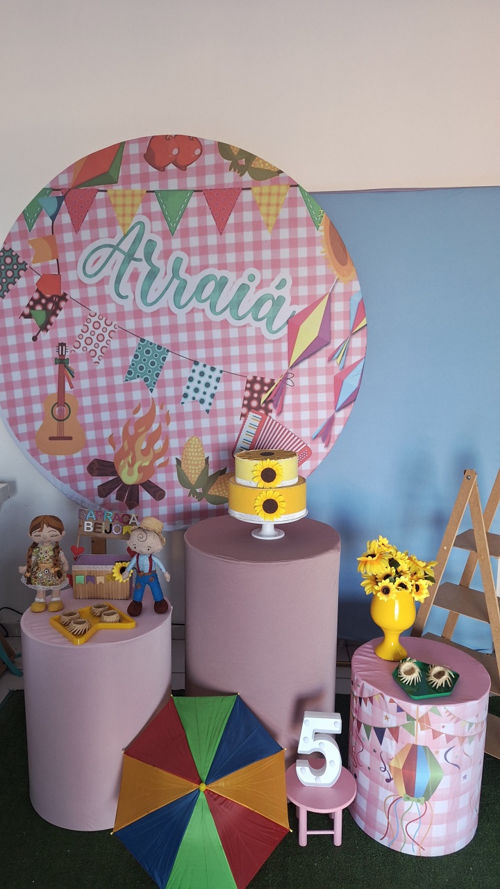Kit Junina Arraia C/ Azul - SonikaDecoracaohttps://wa.me/message/Q2BS5PB4ZSIYH1