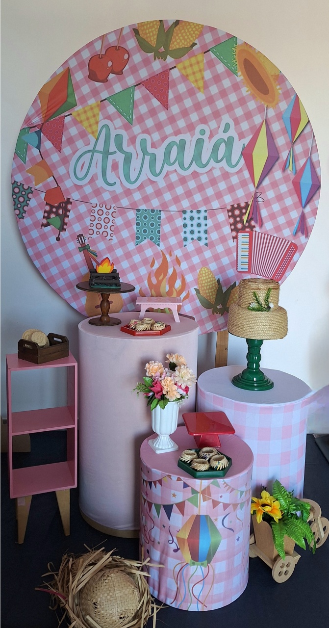 Kit Arraia Rosa - SonikaDecoracaohttps://wa.me/message/Q2BS5PB4ZSIYH1