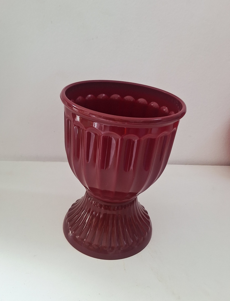 Vaso Verde Marsala/Vinho - SonikaDecoracaohttps://wa.me/message/Q2BS5PB4ZSIYH1