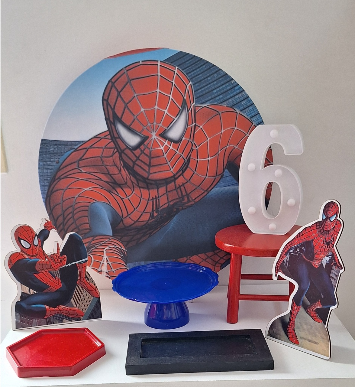Mini Cenario Homem Aranha - SonikaDecoracaohttps://wa.me/message/Q2BS5PB4ZSIYH1
