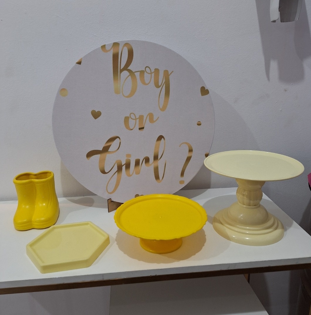 Mini Painel Revelacao Boy Girls - SonikaDecoracaohttps://wa.me/message/Q2BS5PB4ZSIYH1