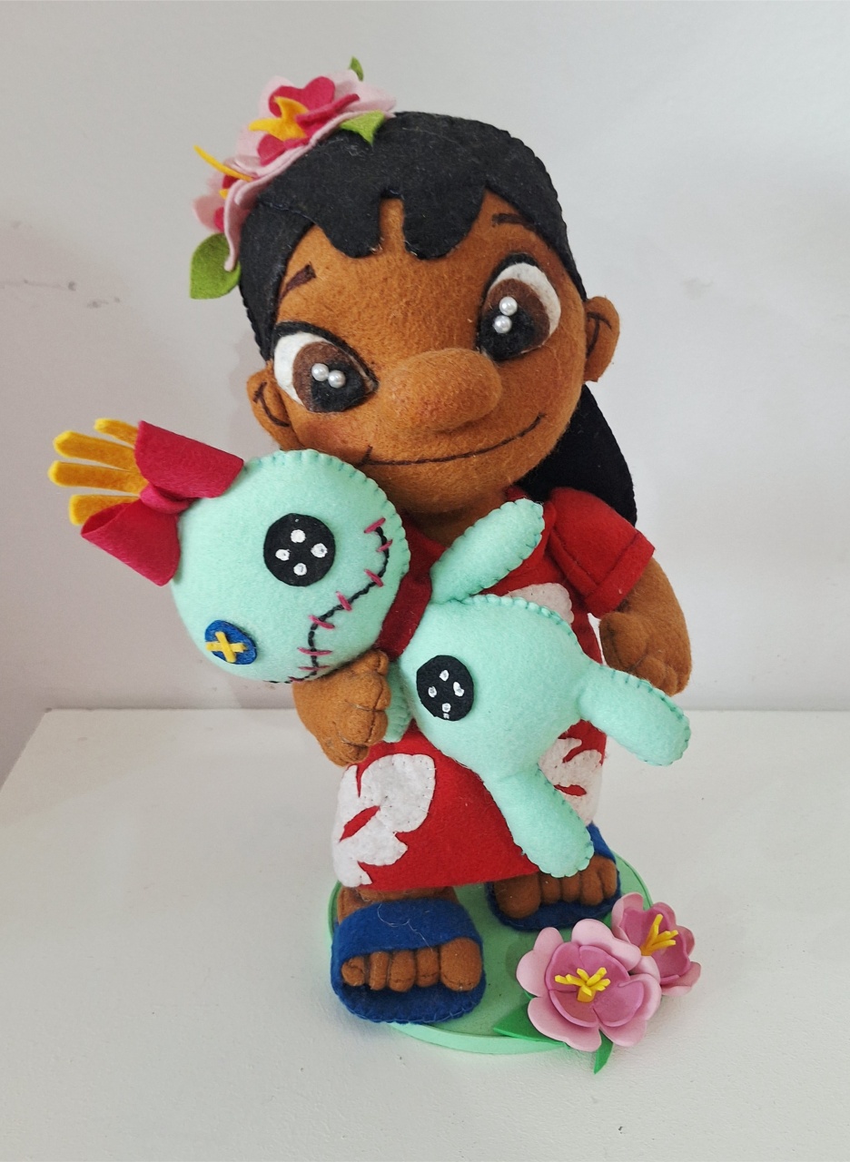 Personagem Stitch Lilo - SonikaDecoracaohttps://wa.me/message/Q2BS5PB4ZSIYH1