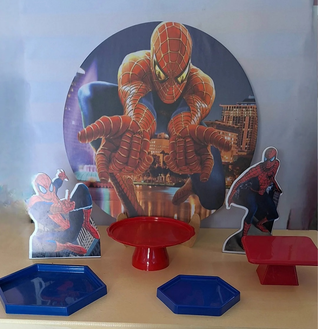 Kit Mini Cenario Homem Aranha 1 - SonikaDecoracaohttps://wa.me/message/Q2BS5PB4ZSIYH1