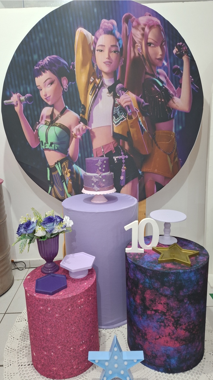 Kit 1/1 Guerreiras  K-Pop   - SonikaDecoracaohttps://wa.me/message/Q2BS5PB4ZSIYH1