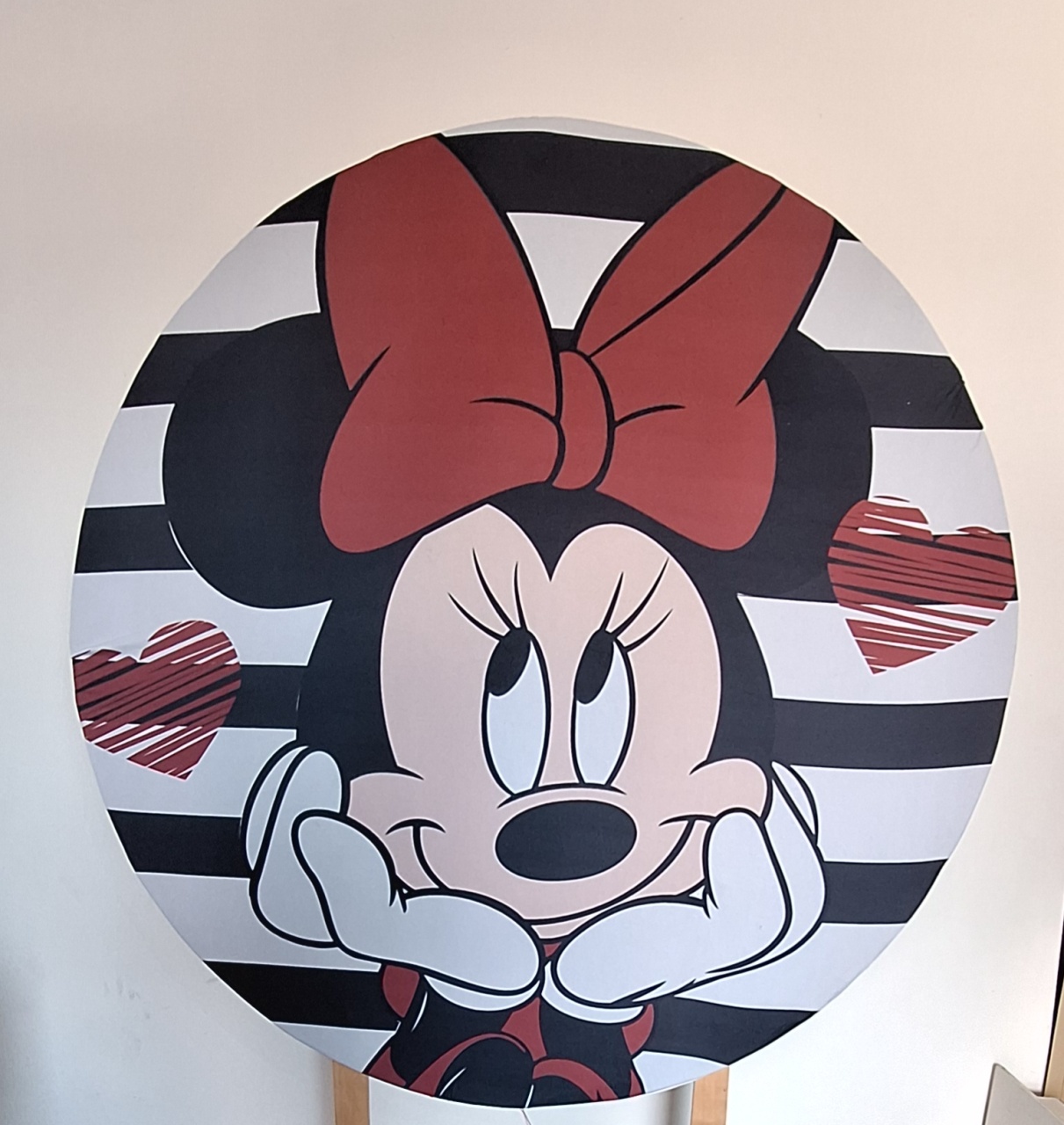 Painel Minney Vermelho Preto - SonikaDecoracaohttps://wa.me/message/Q2BS5PB4ZSIYH1