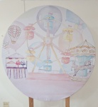 Painel Circo Rosa - imagem 2
