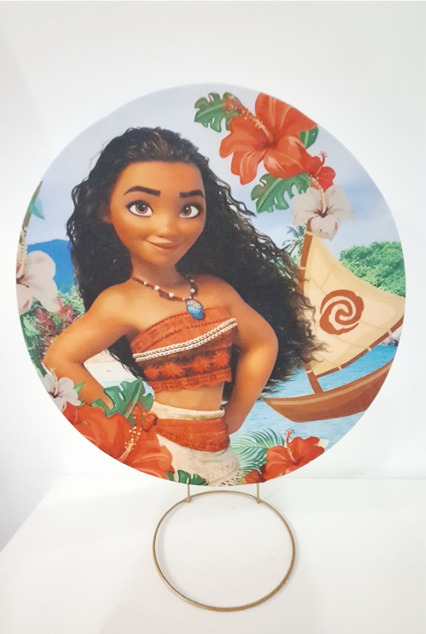 Mini Painel Moana Moça - SonikaDecoracaohttps://wa.me/message/Q2BS5PB4ZSIYH1