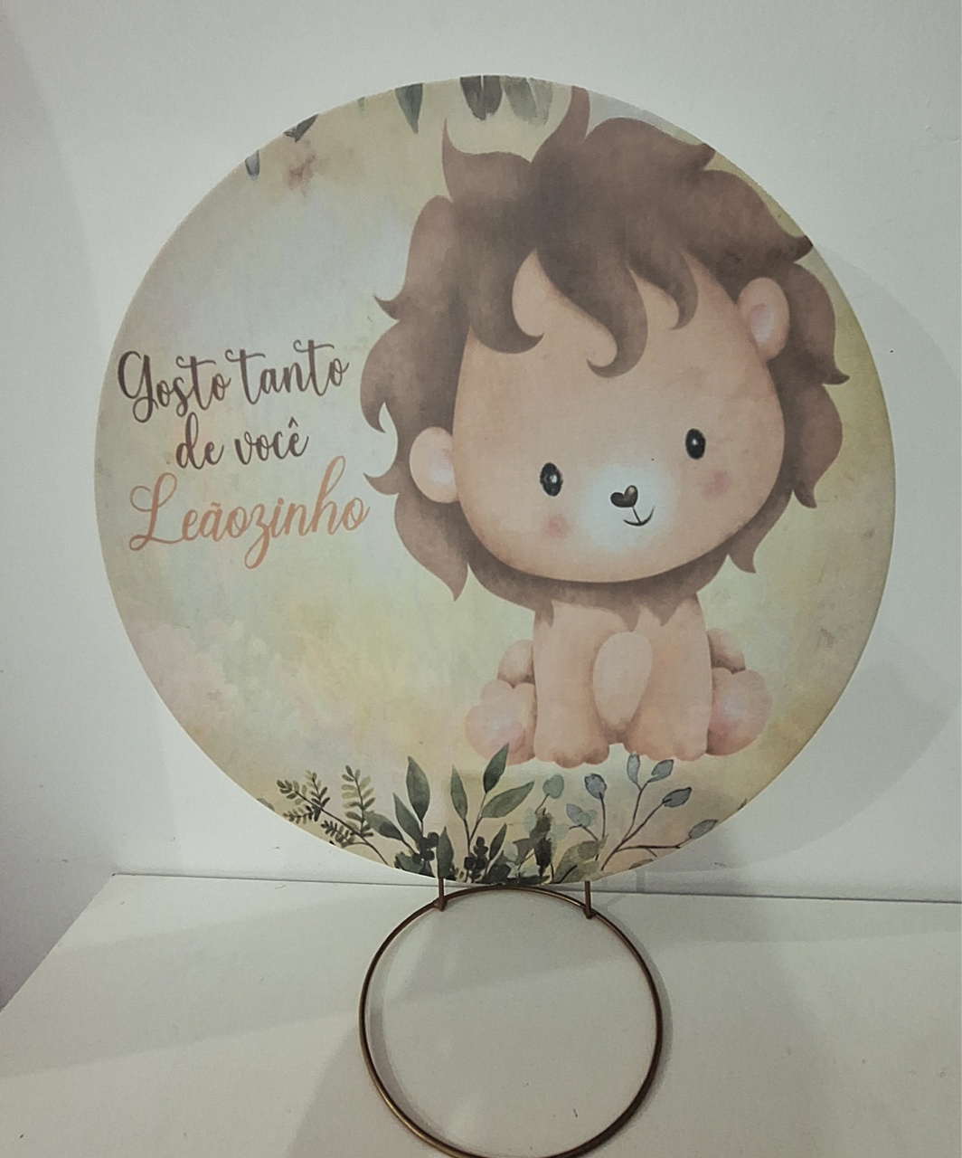 Mini Painel Leaozinho  - SonikaDecoracaohttps://wa.me/message/Q2BS5PB4ZSIYH1
