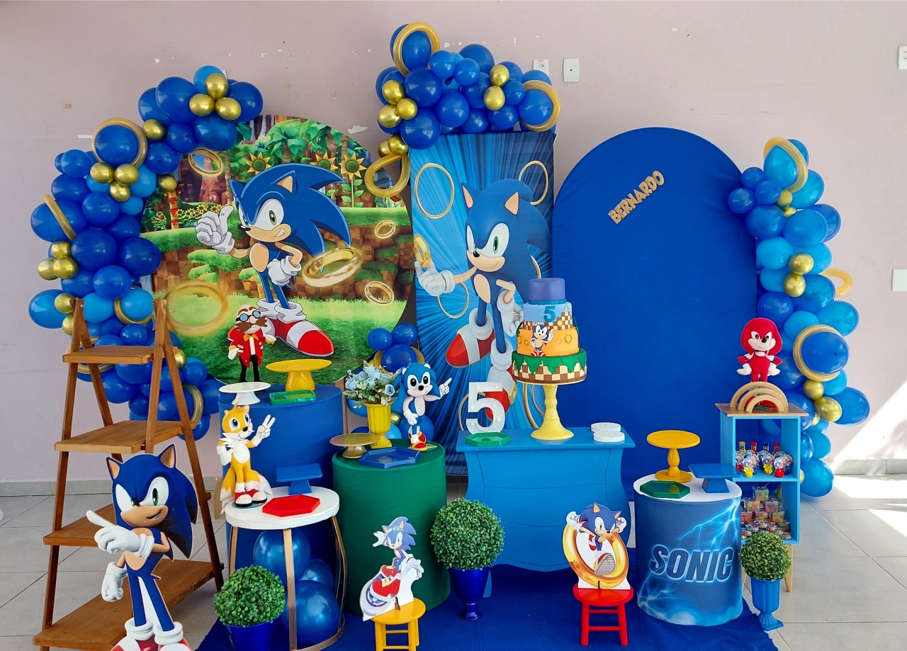 Kit  Sonic  - SonikaDecoracaohttps://wa.me/message/Q2BS5PB4ZSIYH1
