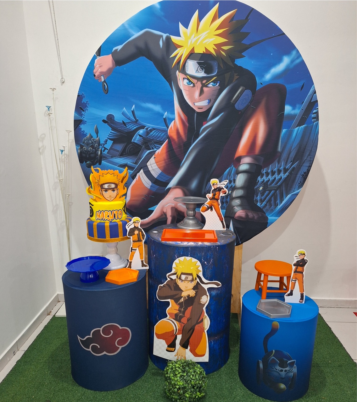 Kit 1 Naruto Azul - SonikaDecoracaohttps://wa.me/message/Q2BS5PB4ZSIYH1